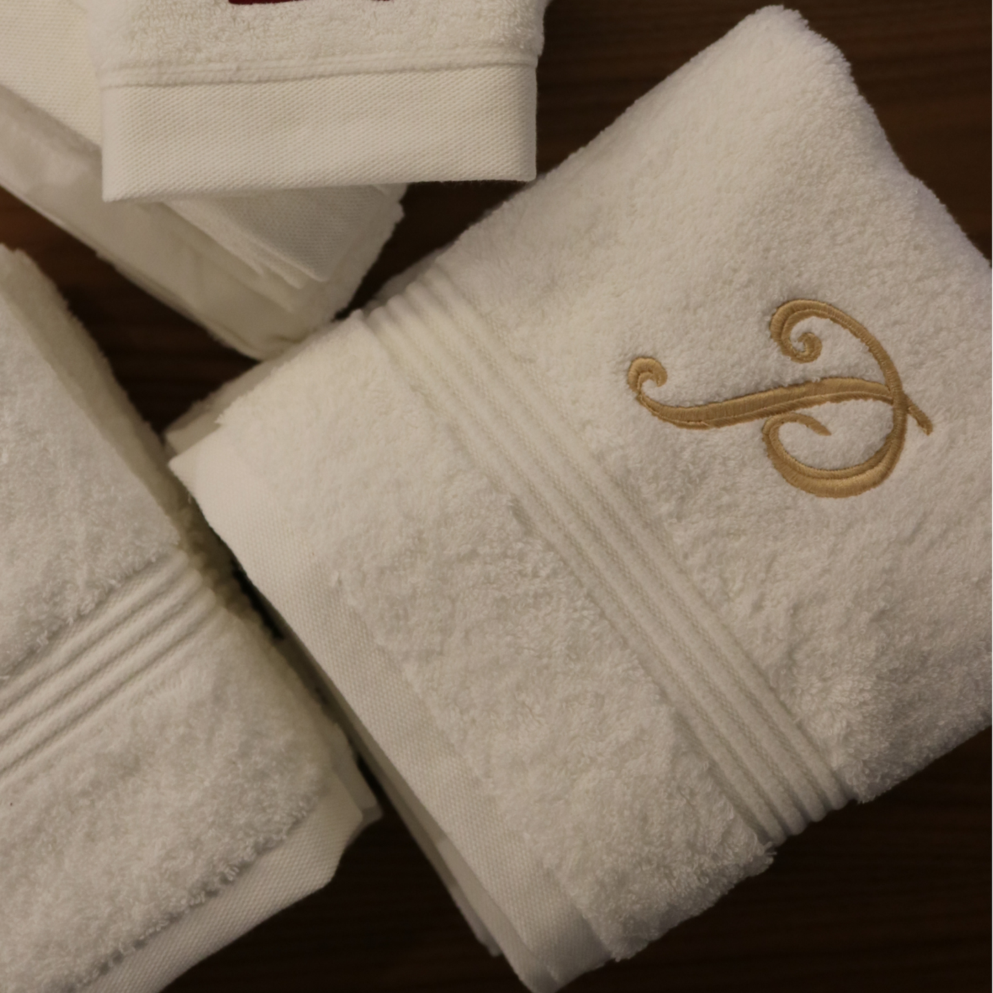 Personalized White Towel 600g